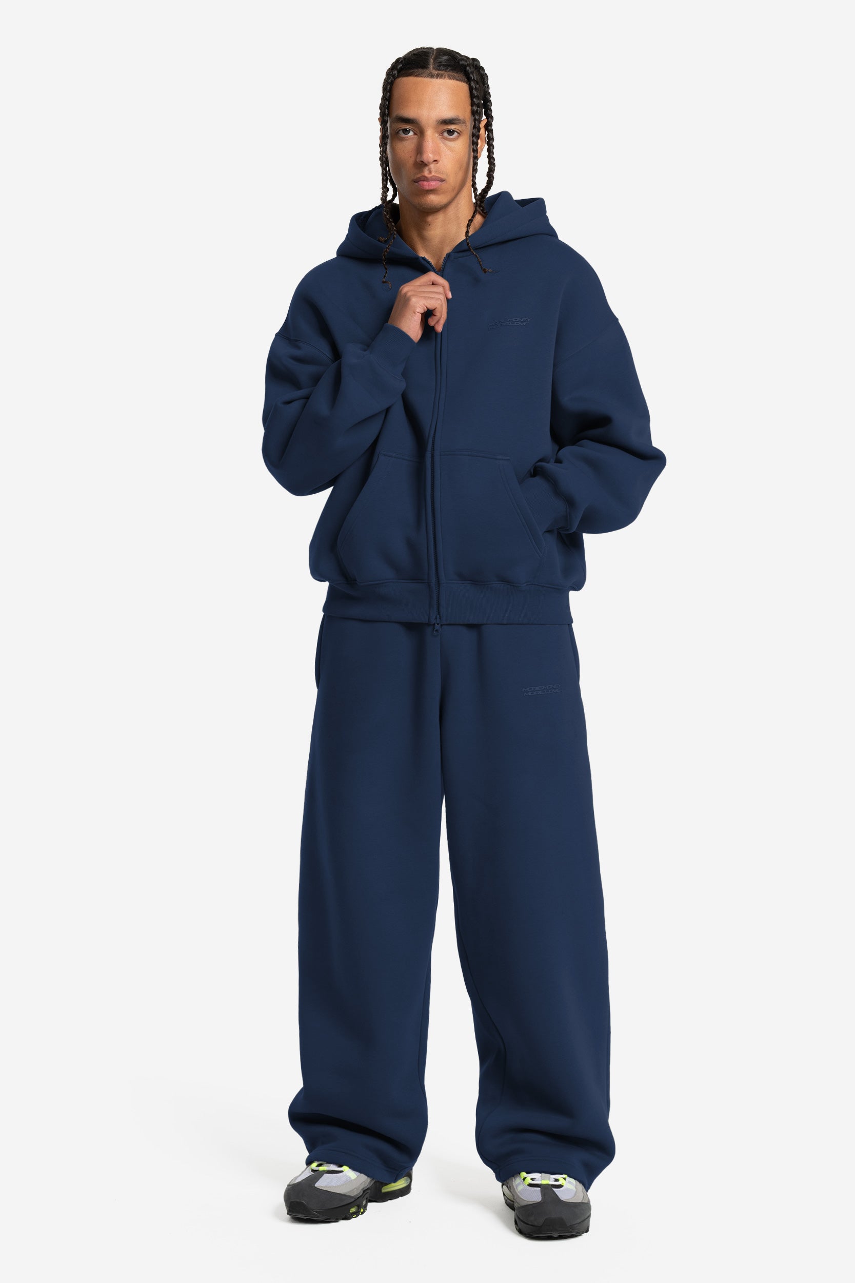 CLOUDS ZIP NAVY