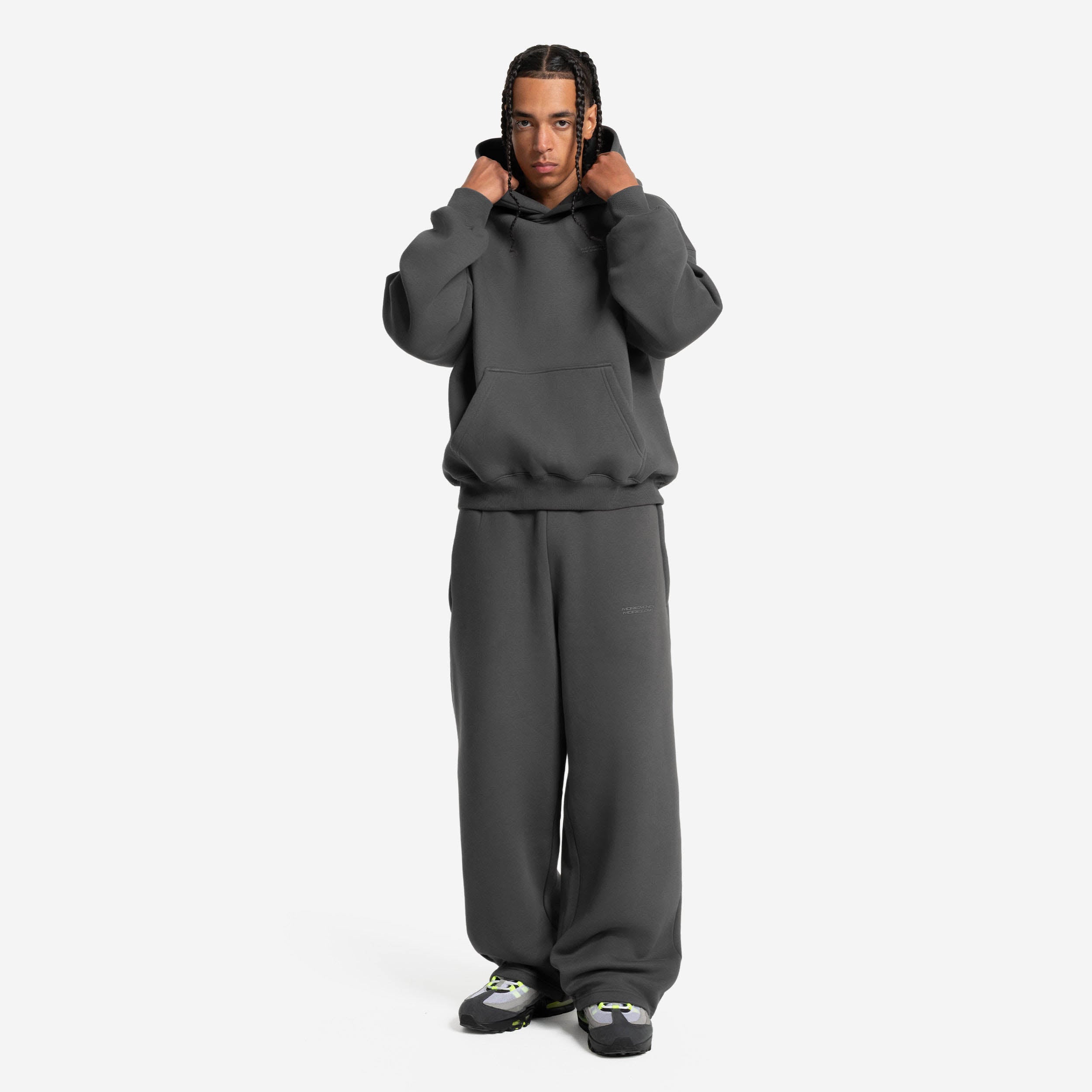 CLOUDS HOODIE DARK GREY