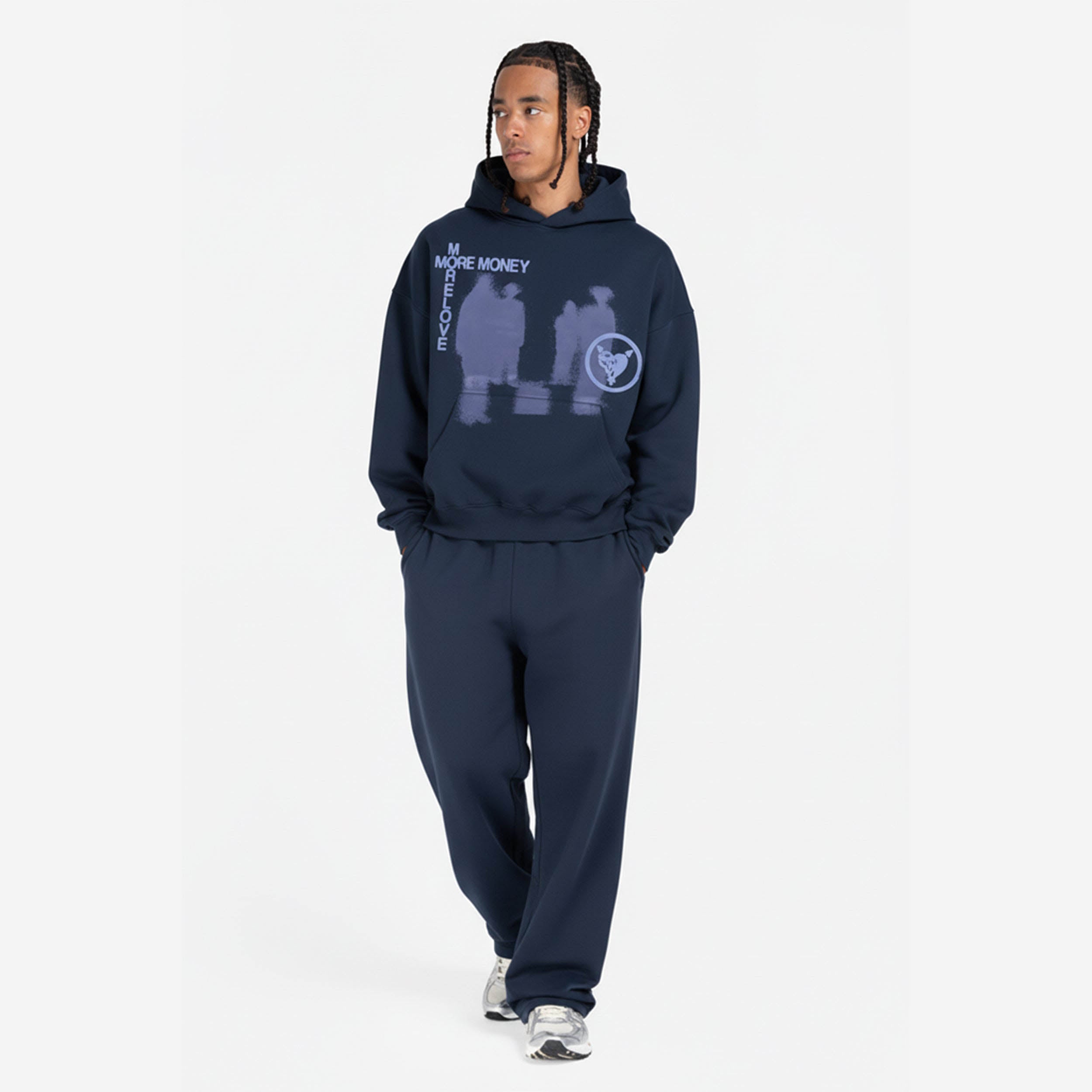 LOST BOND HOODIE NAVY