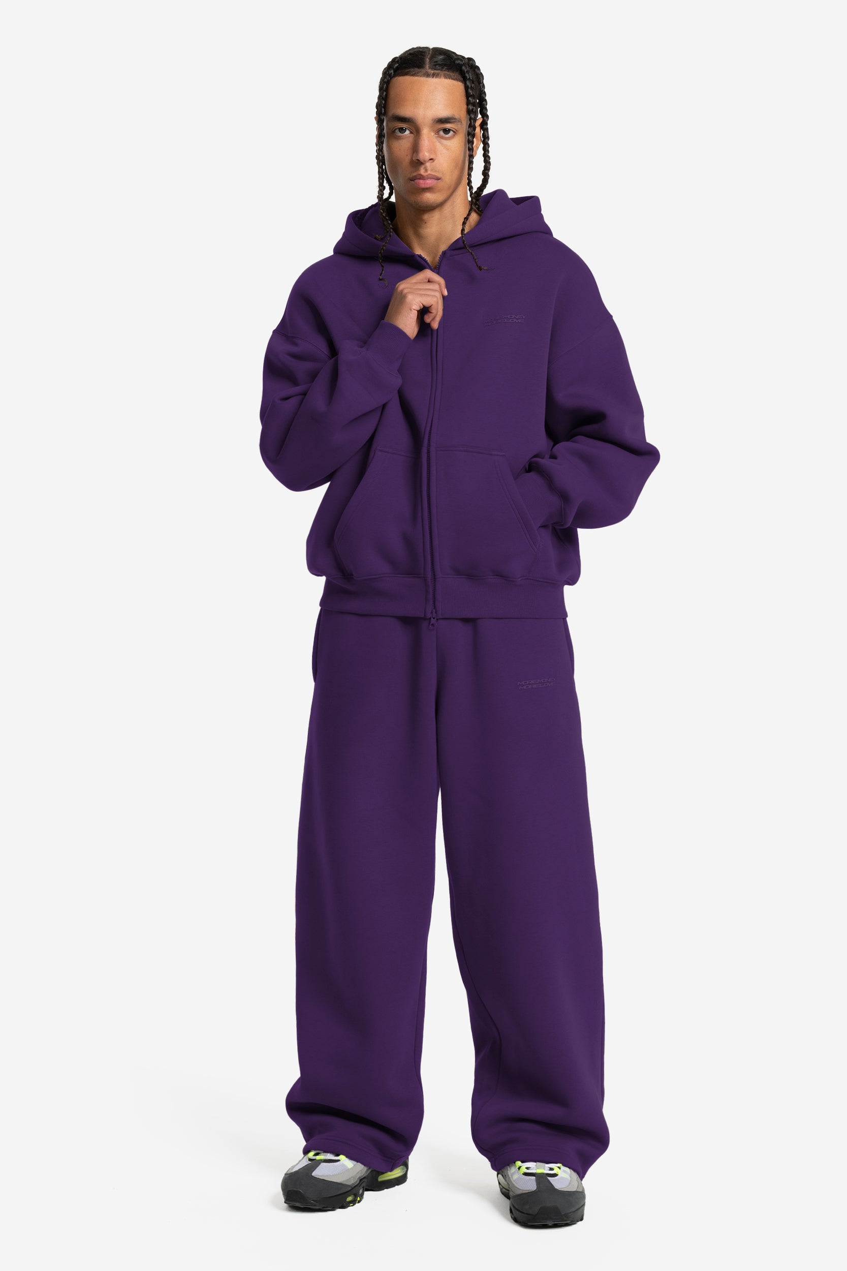 CLOUDS ZIP + JOGGER PURPLE