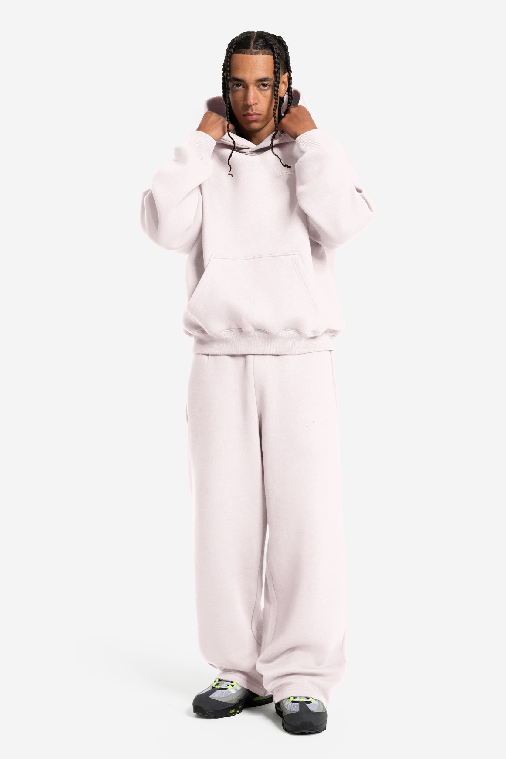 CLOUDS HOODIE PINK + CLOUDS JOGGER PINK