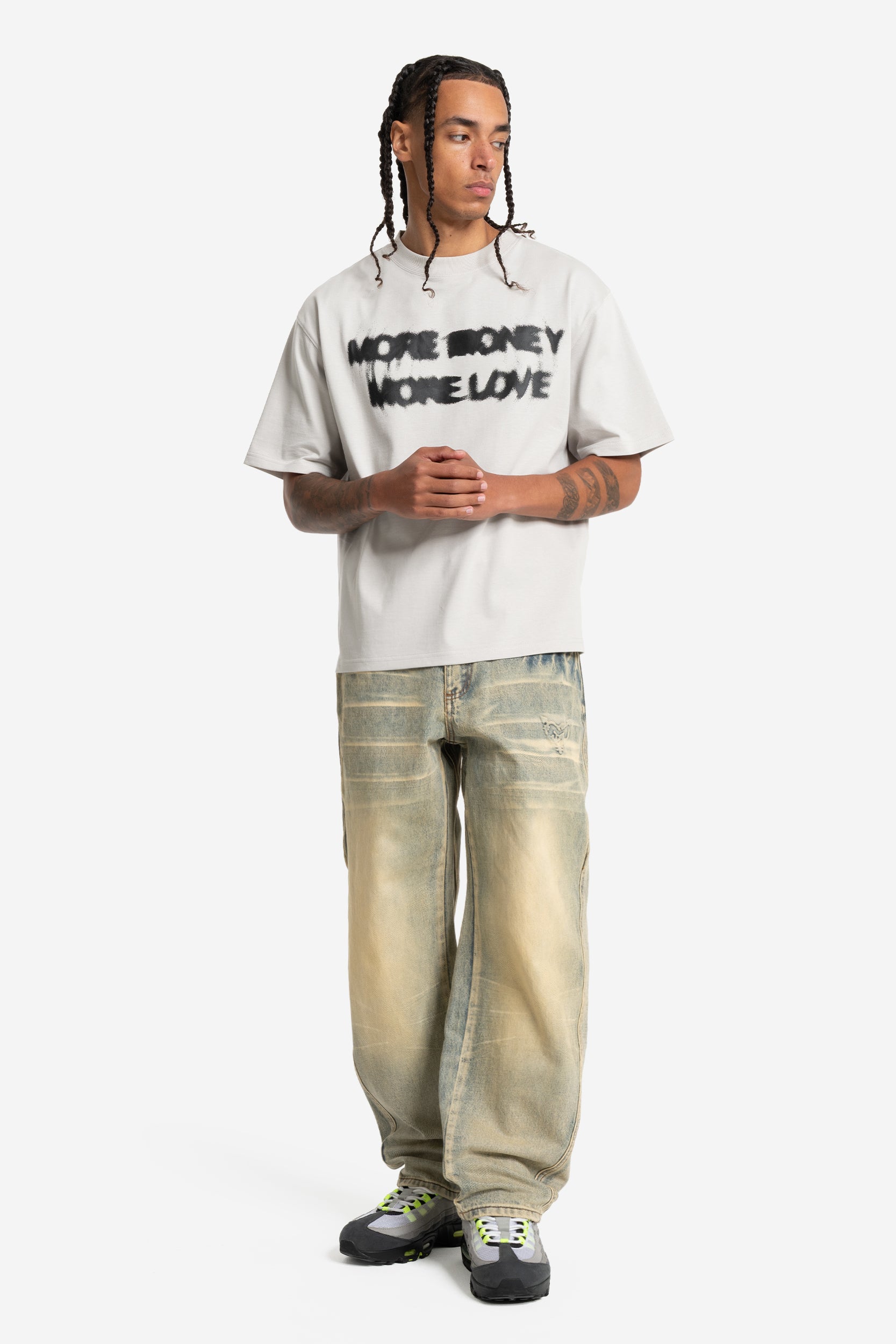 LUCID SIGHT TEE LIGHT GREY