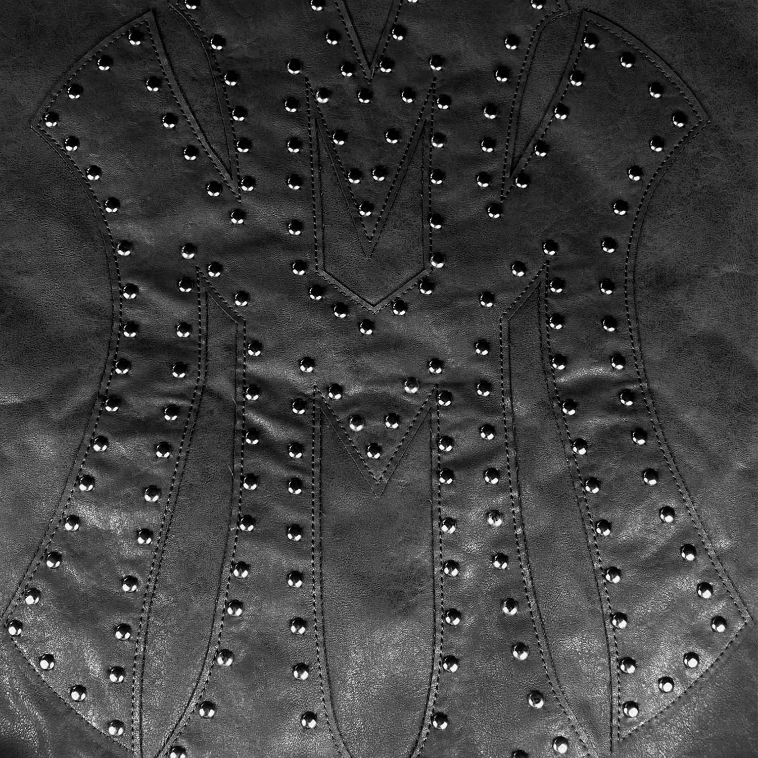 DA BIG M LEATHER JACKET BLACK