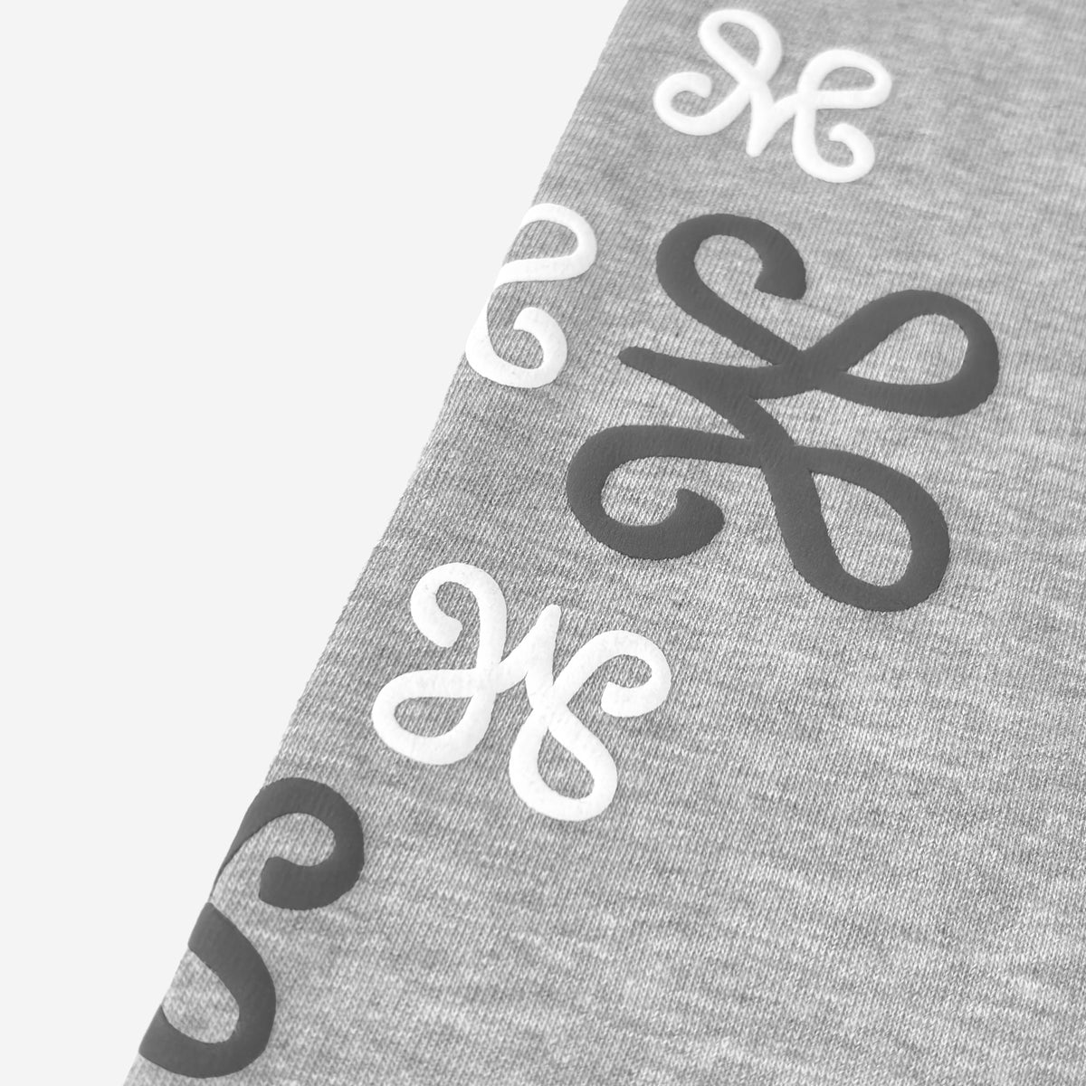 MONOGRAM LONGSLEEVE GREY MELANGE