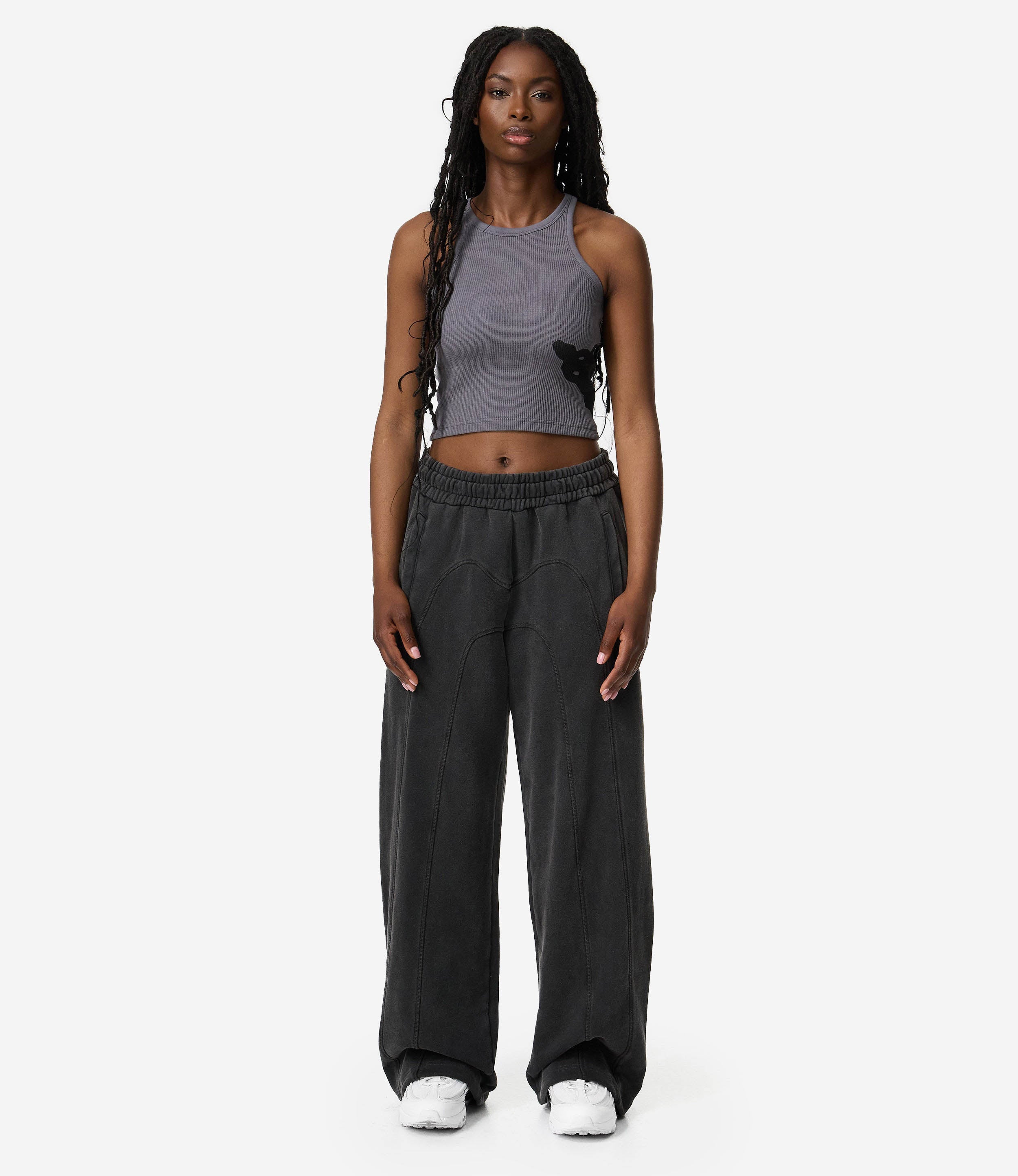 STACKS CROP TOP BLACK