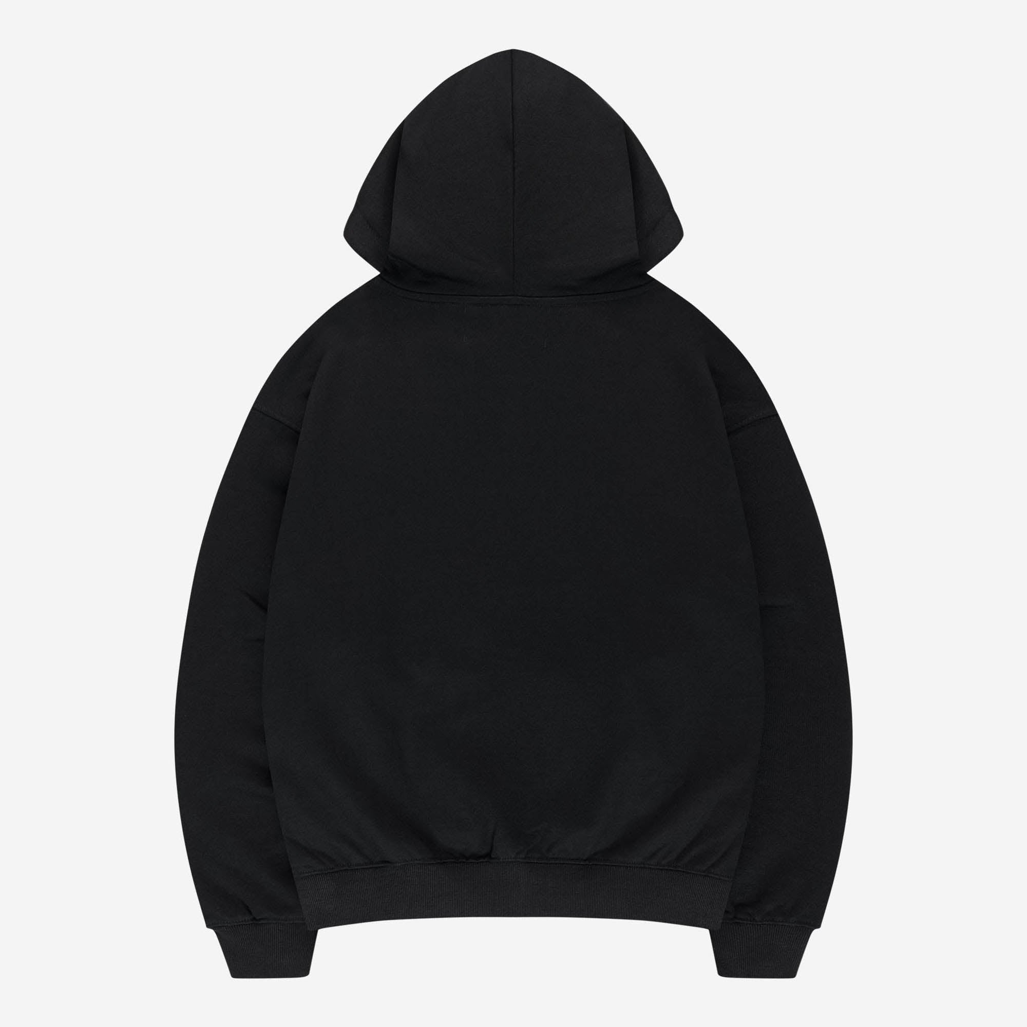 PROFIT ZIP HOODIE BLACK