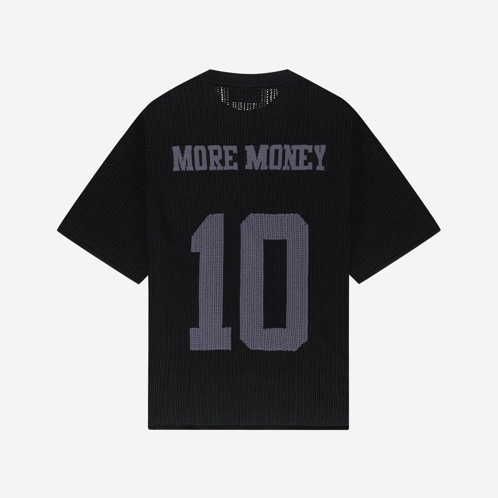 KNIT TEE JERSEY BLACK
