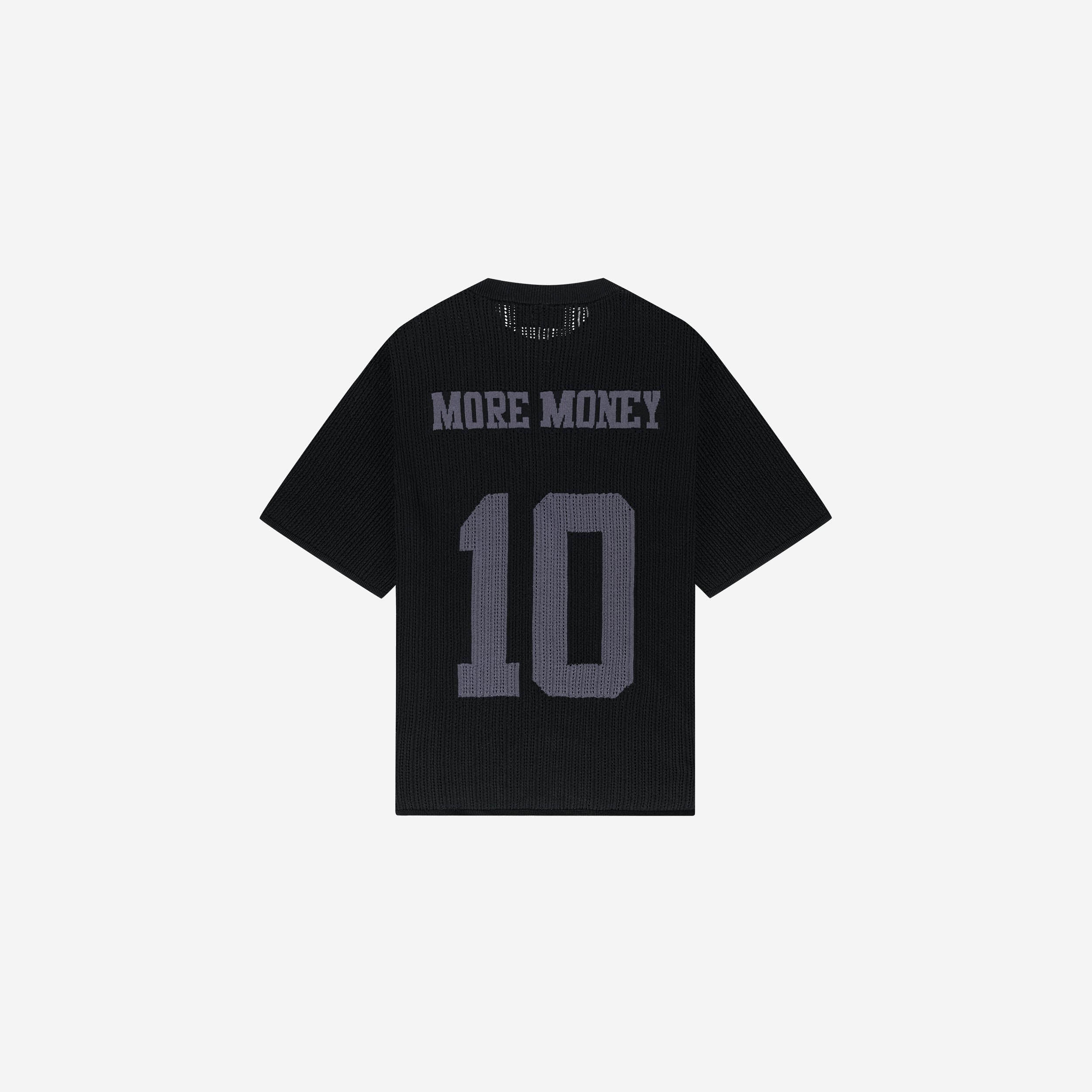 KNIT TEE JERSEY BLACK