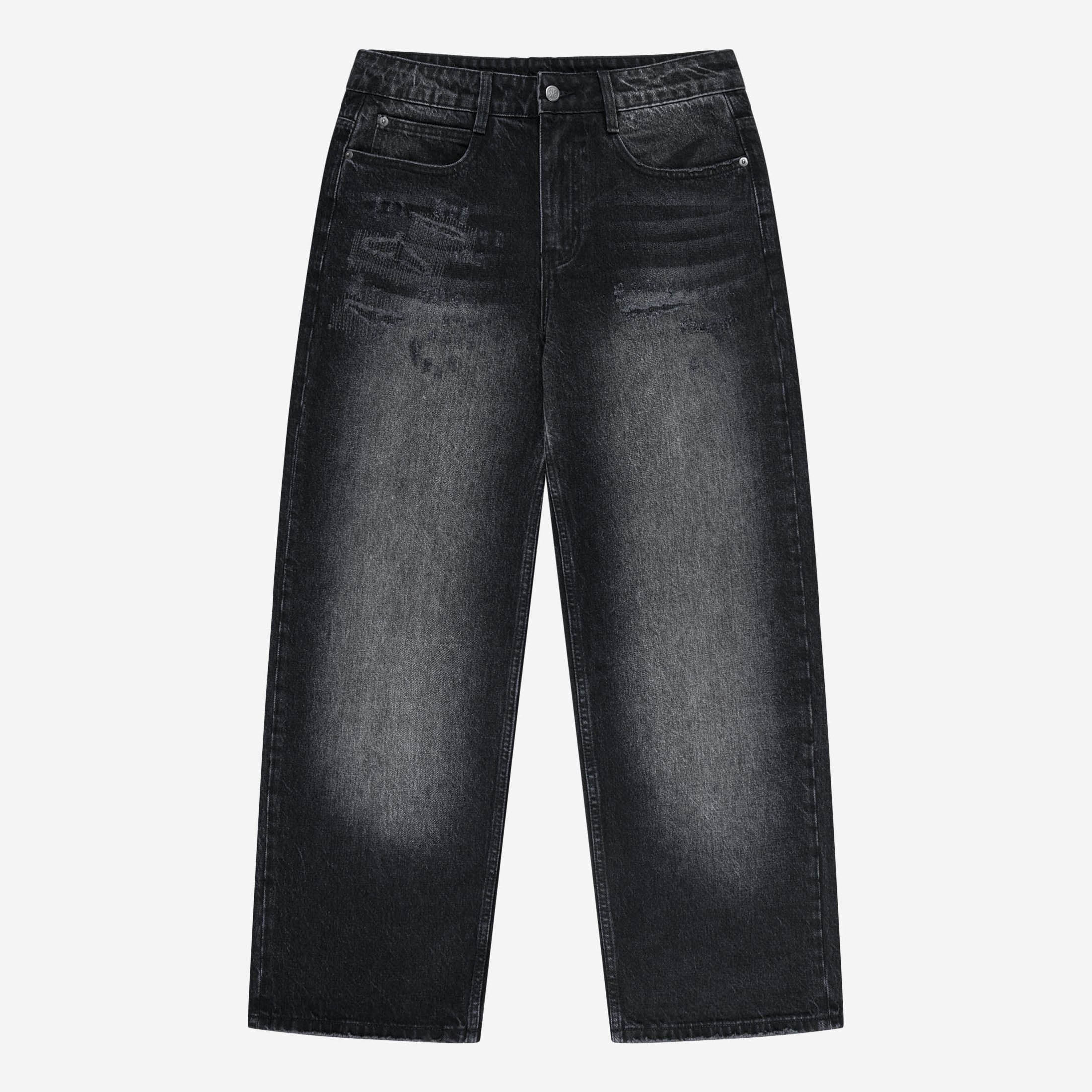REPAIR DENIM BLACK IRON