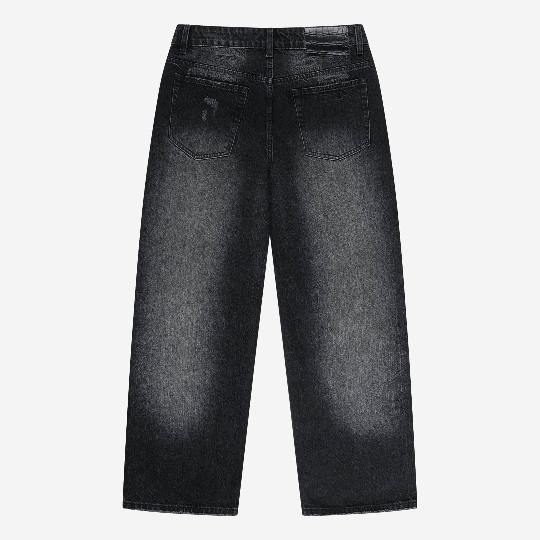 REPAIR DENIM BLACK IRON
