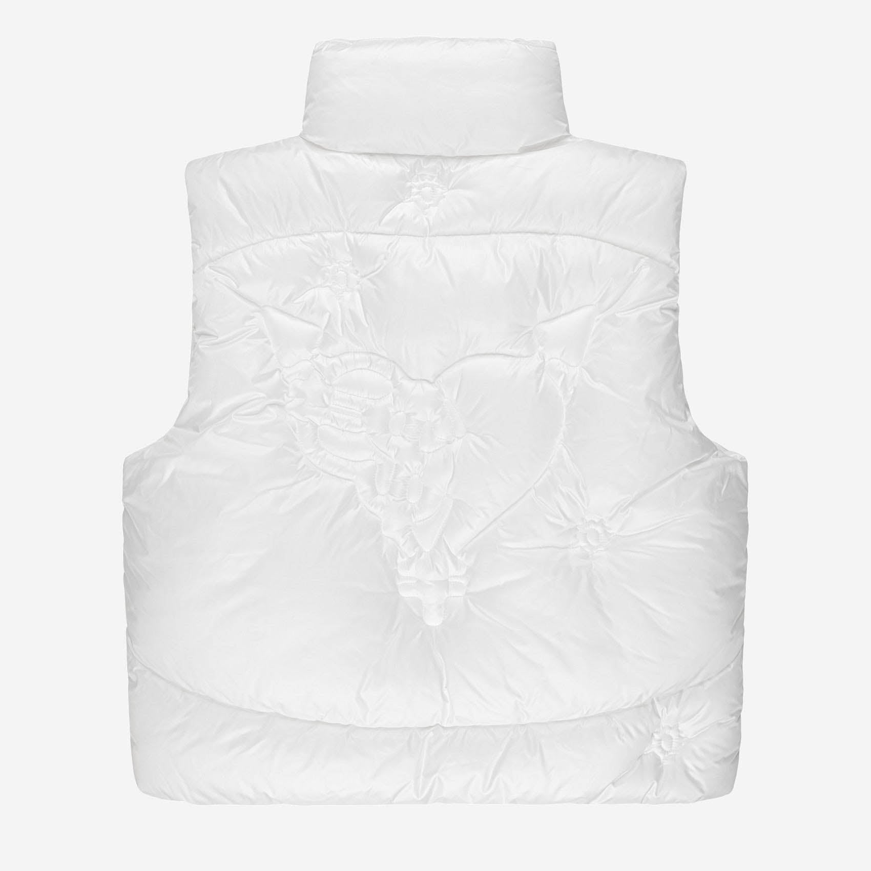 BULLET PUFFER VEST WHITE 