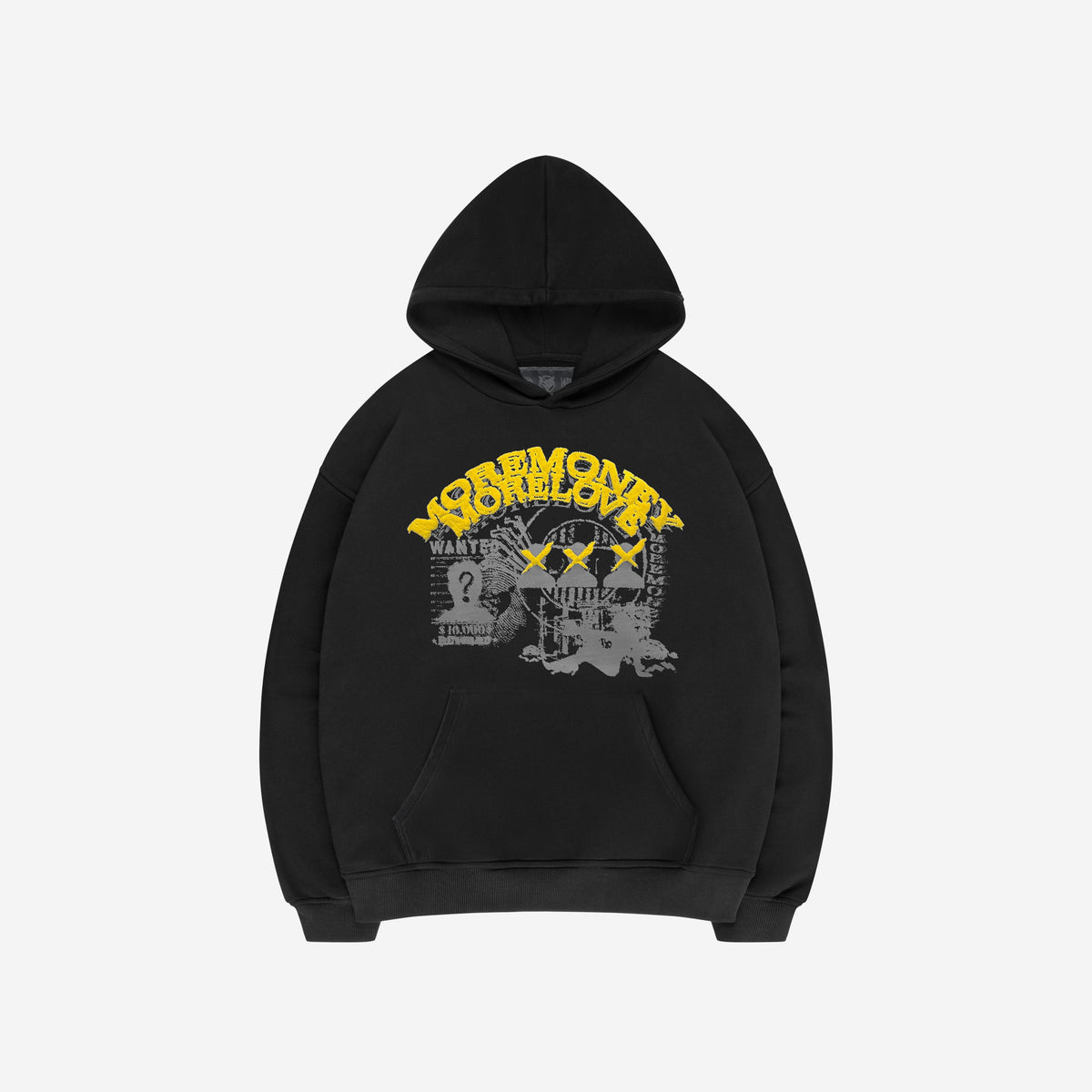 WILDLY WANTED HOODIE BLACK