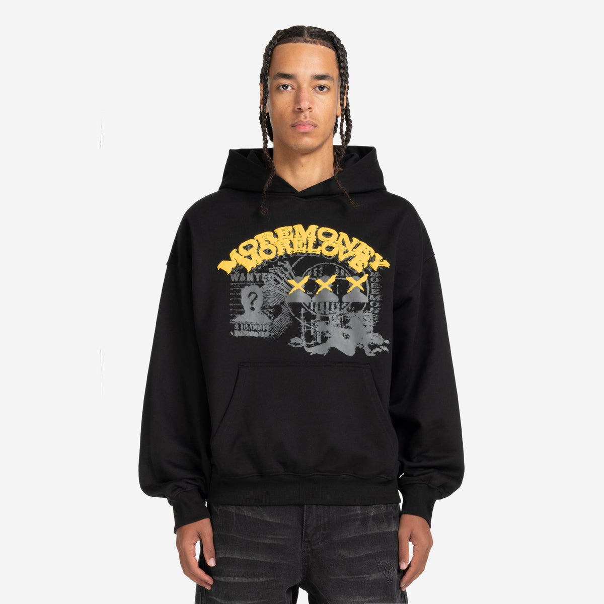 WILDLY WANTED HOODIE BLACK