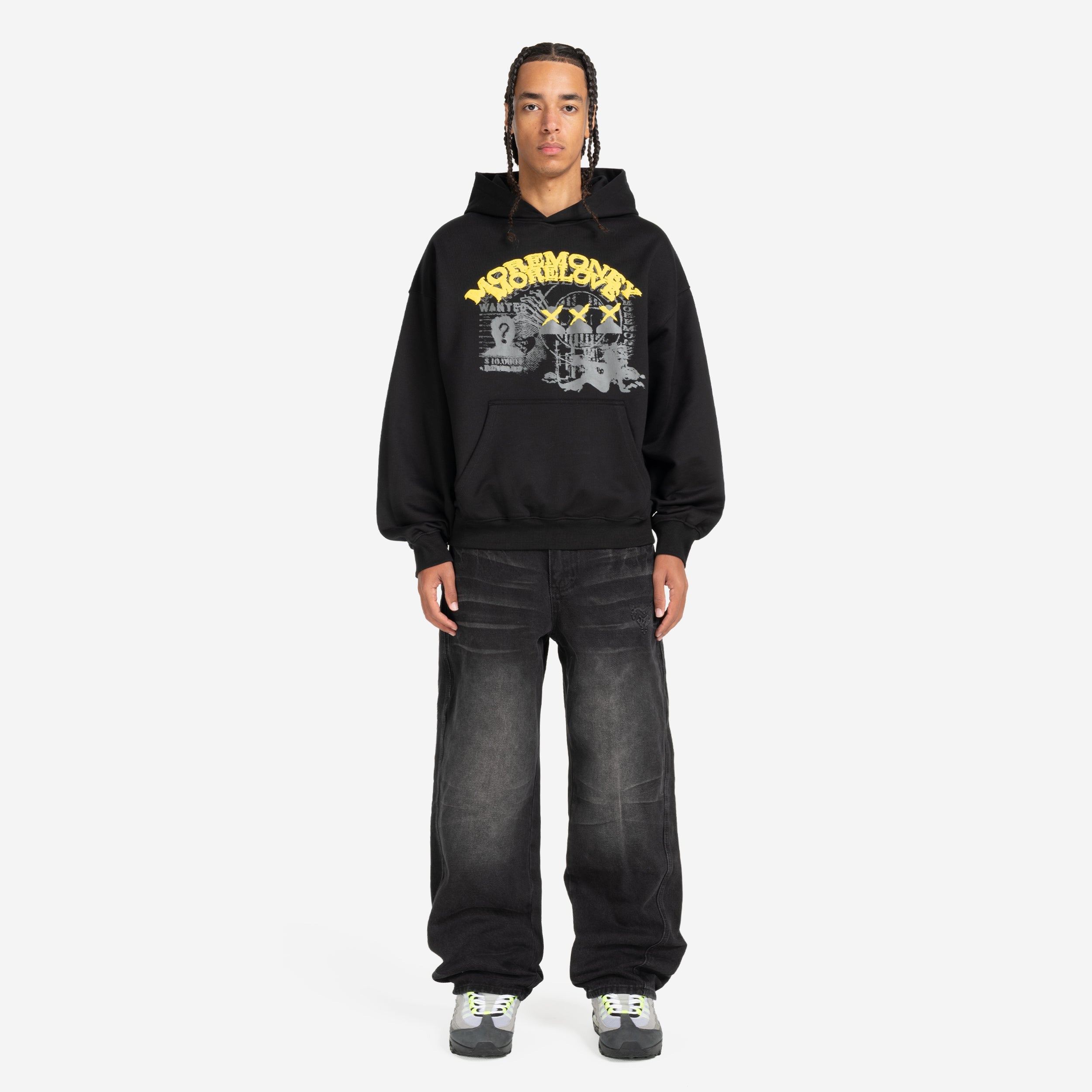 WILDLY WANTED HOODIE BLACK