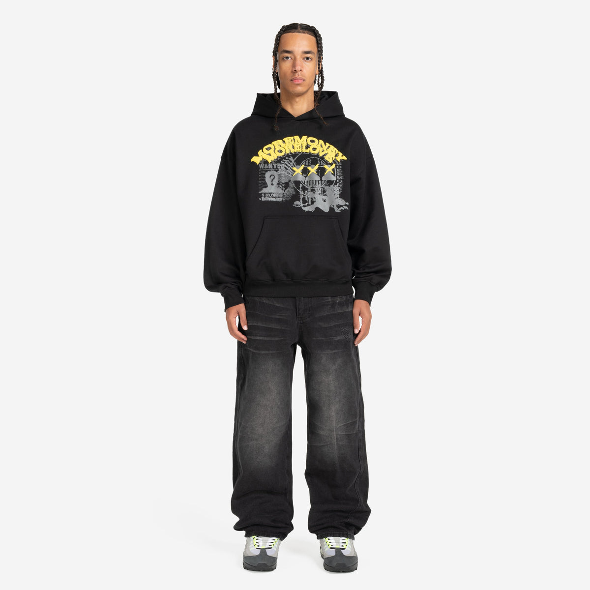 WILDLY WANTED HOODIE BLACK