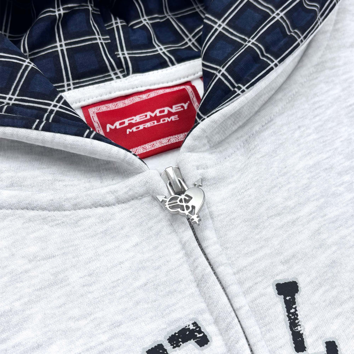 ATHL. HOODIE HEATHER GREY