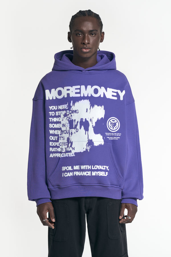 More Money More Love Lilac Hoodie